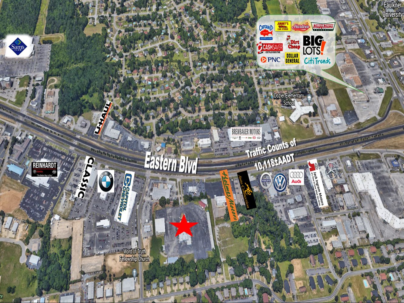 555 Eastern Blvd, Montgomery, AL 36117